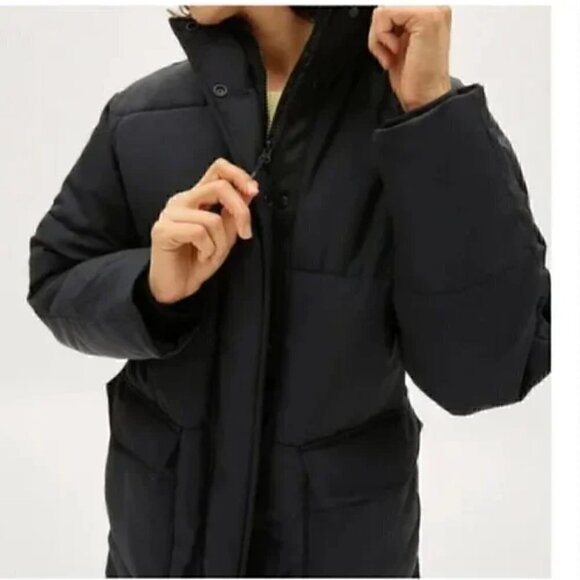 Everlane The ReNew Jacket Long Puffer Black NWT XS - Picture 6 of 8